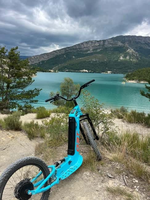 Castellane Sunset Apéro - The electric scooter ride: cruising through scenic landscapes