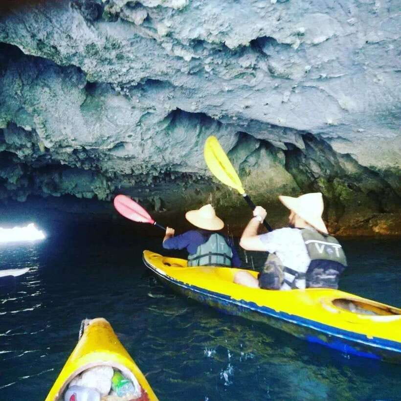 Cat Ba Island: 1 Day Kayaking, Swimming, Cycling, Snorkeling, Lunch - Kayaking and Exploring Caves