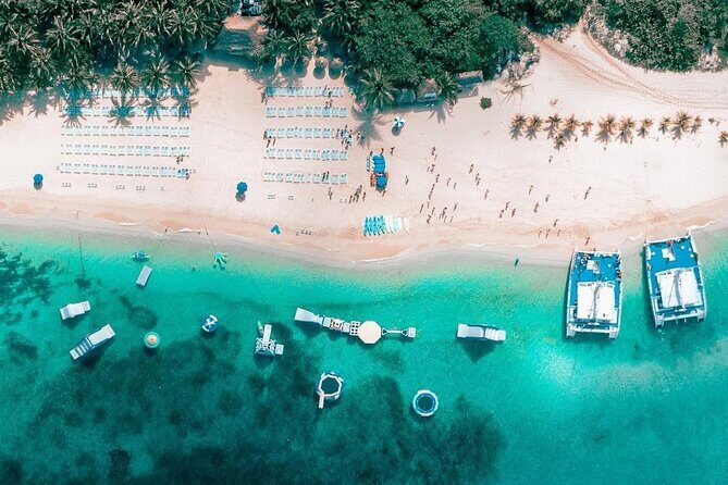 Catamaran Cruise to Cozumel Reefs + Water Park Fun - Swimming at El Cielo Cozumel