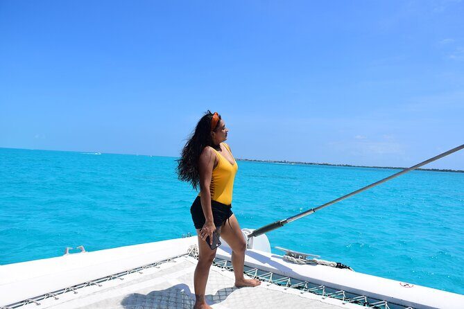 Catamaran Party on the Caribbean Sea to Isla Mujeres - What the Tour Entails