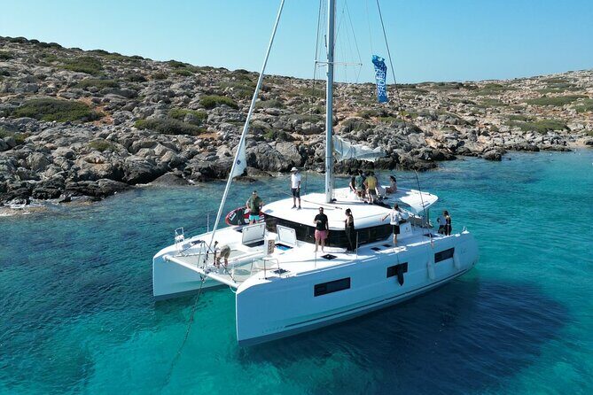 Catamaran Sailing to Dia with Lunch in Heraklion, Crete(EST ) - Key Points