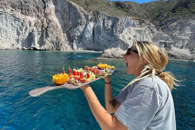 Catamaran Semi Cruise Paros Antiparos includes Food and Drinks - FAQs