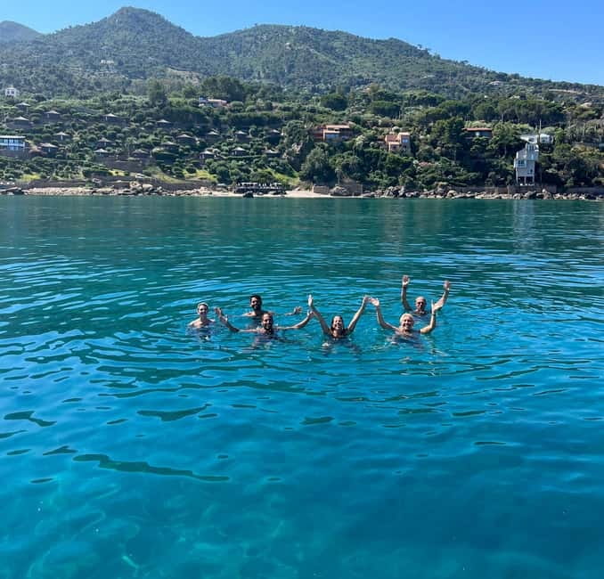 Catamaran tour along the Cefalù coast with aperitif and snorkeling - Key Points