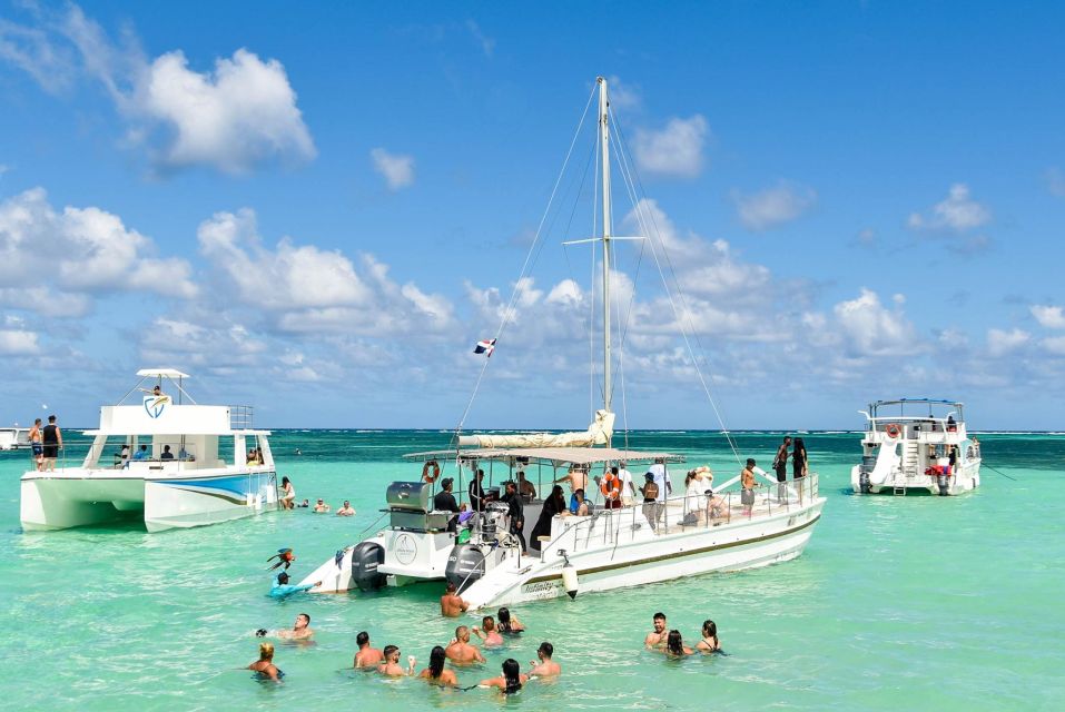 Catamaran Tour in Punta Cana: Party, Sailing & Snorkelling - Turquoise Natural Pool