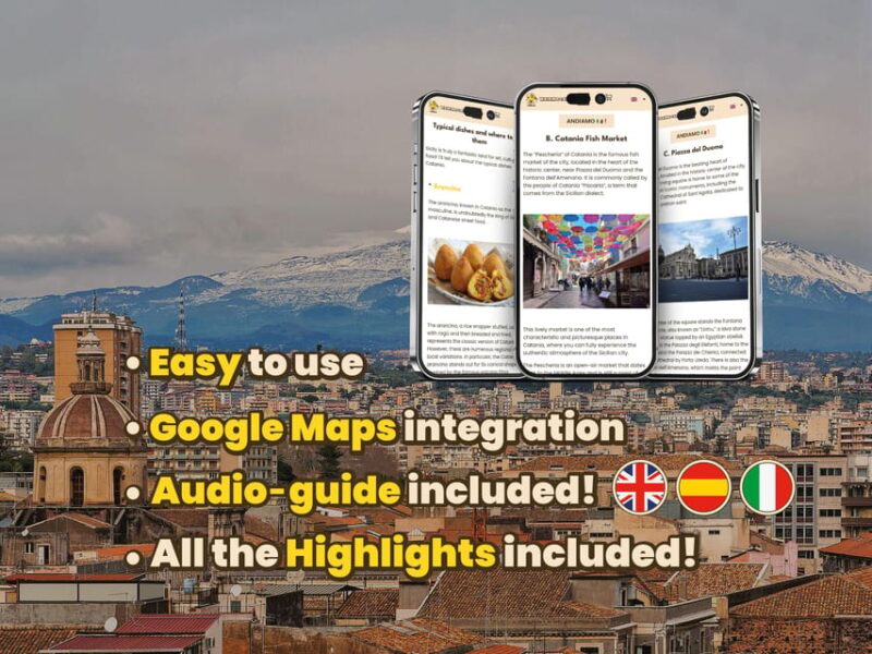 Catania: Digital Guide Made With a Local for Your Tour - Tour Features and Flexibility