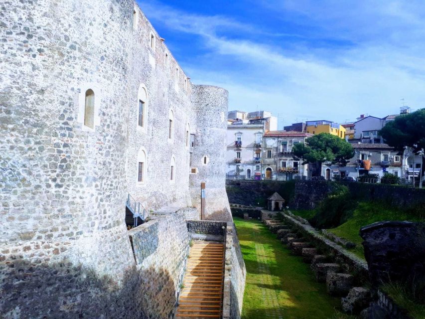 Catania: Evening City Secrets and Aperitif Tour - Exploring the Biscari Palace and Roman Spa