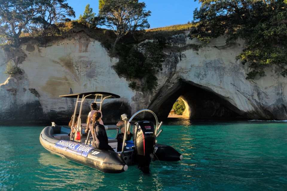 Cathedral Cove Marine Reserve- Specialised Snorkel Boat Trip - Instructor and Group Size
