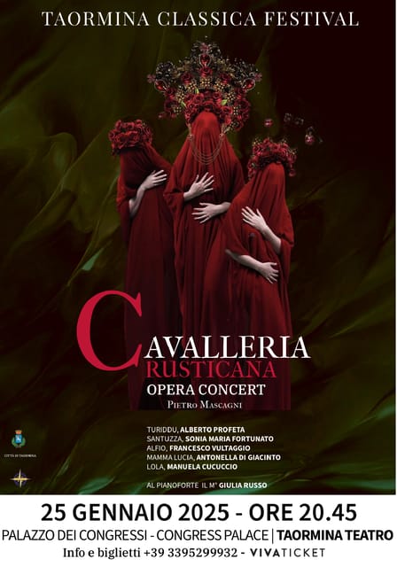 Cavalleria Rusticana Opera Concert - Taormina Classica Festival - Opera Composer and Story