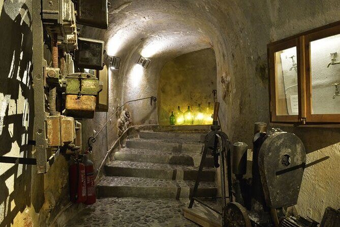 Cave Wine Museum Tour in Santorini with Tasting and Pick Up - Key Points