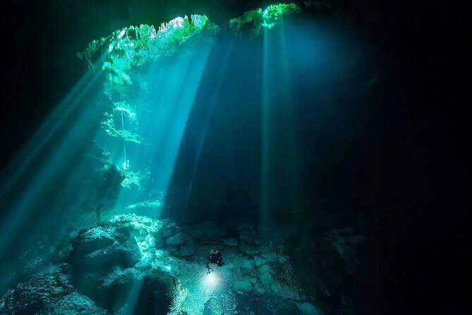 Cenotes El Pit and Nicte Ha Guided Scuba Diving - Key Points