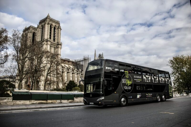 Champs Élysées Bus Tasting Lunch With a Glass of Champagne - Booking Information