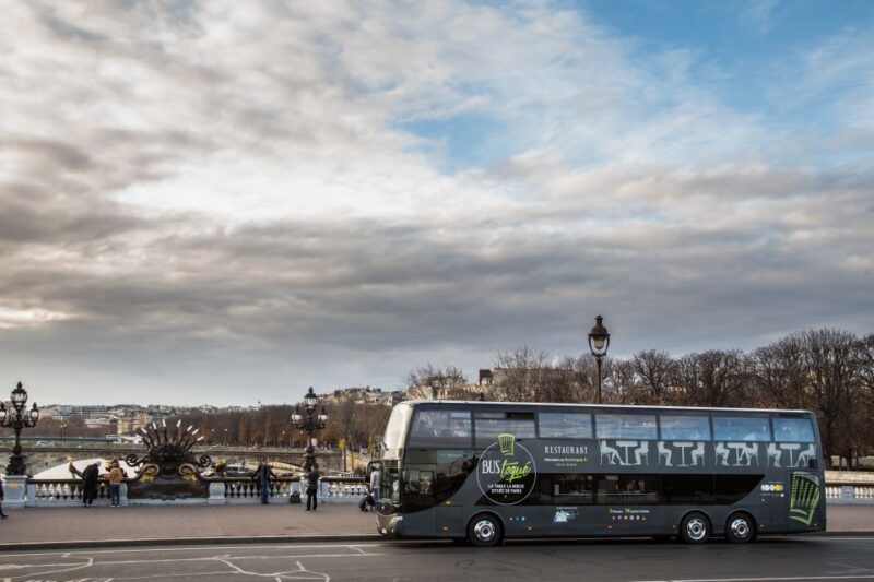 Champs Élysées Bus Tasting Lunch With a Glass of Champagne - Important Details