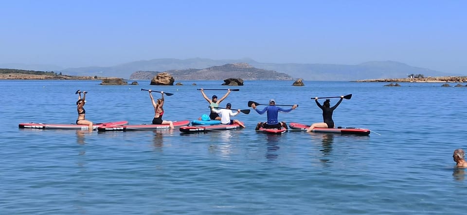 Chania: Morning or Sunset Stand-up Paddleboard Pilates - The Experience in Detail