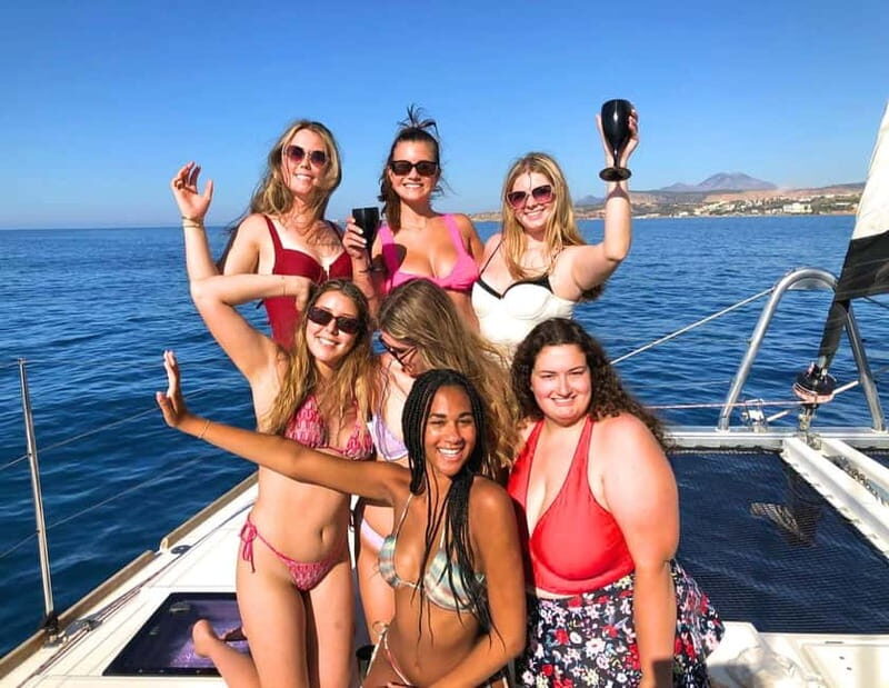 Chania Old Port: Luxury Sunset Catamaran Cruise with Wine - The Sum Up