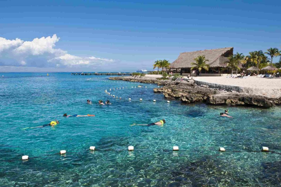 Chankanaab Beach Adventure Park Day Pass With Snorkeling - Beach Area With Loungers and Palapas