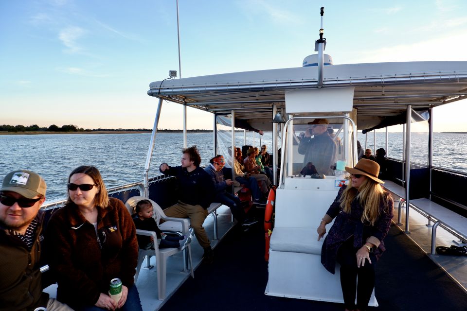 Charleston: Sunset Harbor Cruise - Pickup and Drop-off