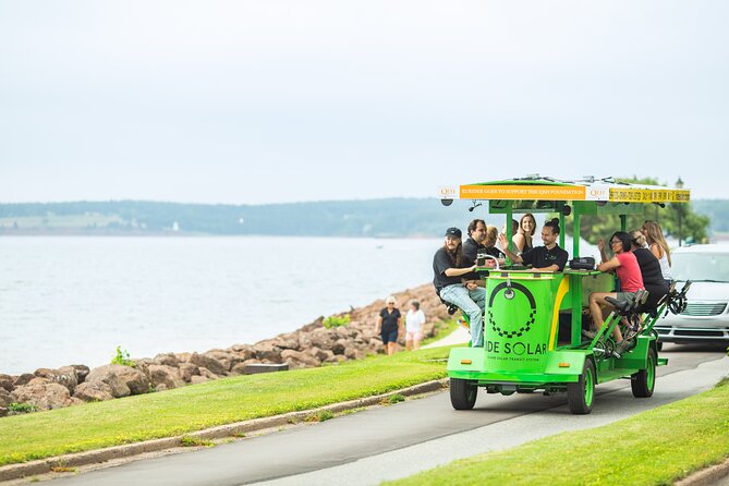 Charlottetown Waterfront Solar-Powered Pedal Bus Food/Drink Tour - Good To Know