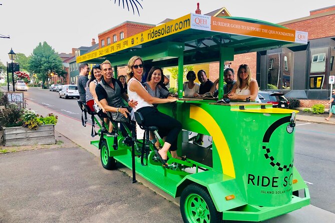Charlottetown Waterfront Solar-Powered Pedal Bus Food/Drink Tour - Key Attractions Along the Route