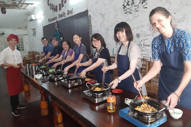 Chef Vu Cooking Class Plus Market Trip in Saigon Center (Pick up by Cyclo) - Preparing Vietnamese Cuisine