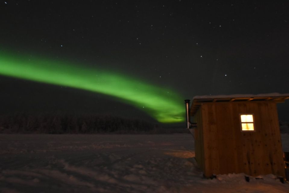 Chena Lake: Aurora Borealis Viewing & Ice Fishing Adventure - Experience Description
