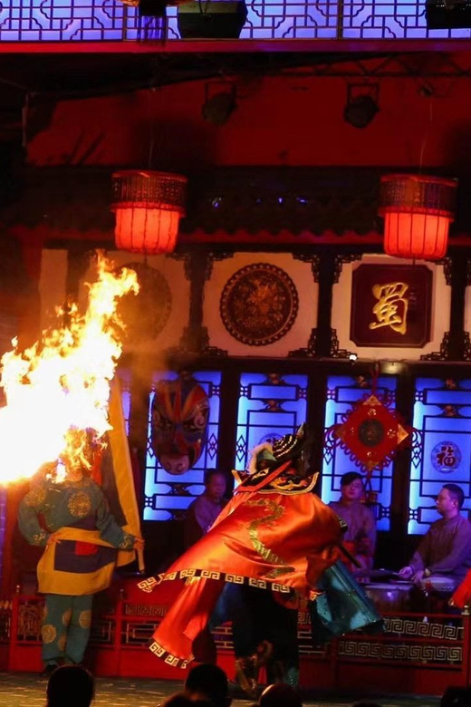 Chengdu: Sichuan Opera Show & Covered Bowl Tea & Massage - Included and Optional Services
