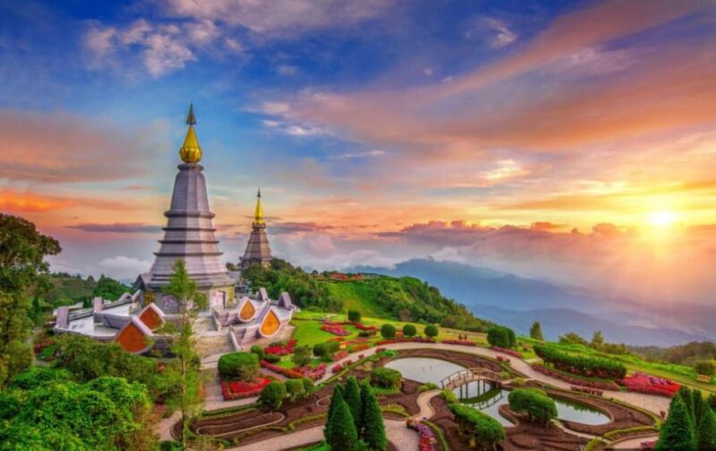 Chiang Mai: Doi Inthanon Park Waterfall Guided Car Tour - Key Attractions