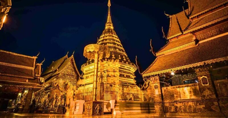 Chiang Mai: Doi Suthep and Wat Pha Lat Temple Evening Tour - Included Services