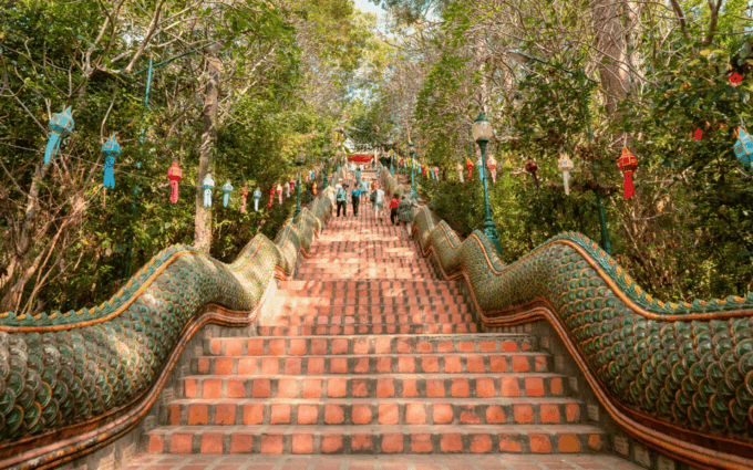 Chiang Mai: Doi Suthep Temple and Waterfall by Songtaew Trio - Natural Wonders of Huay Kaew Waterfall