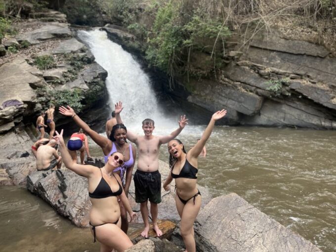 Chiang Mai: Elephant Sanctuary & Waterfall Group Tour - Visiting Mae Wang Waterfall