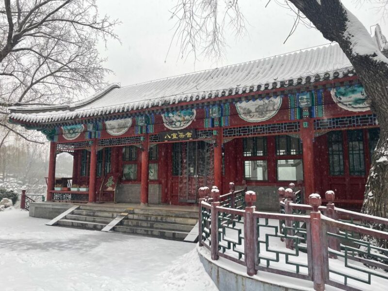 Chinese Kungfu Class in Old Temple Beside Forbidden Ci - Instructor and Training