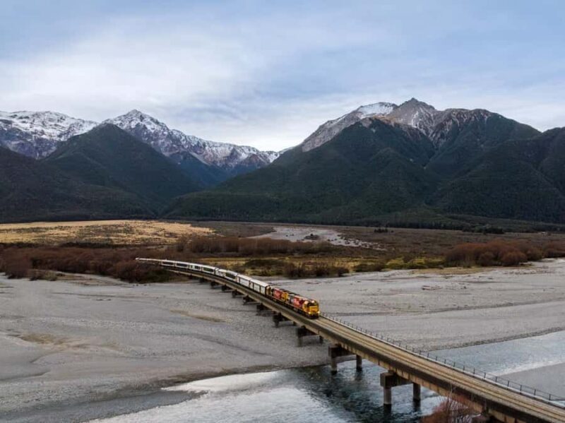 Christchurch to Franz Josef 1 Way Tour inc TranzAlpine Train - Key Points