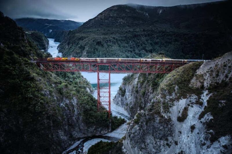 Christchurch to Franz Josef 1 Way Tour inc TranzAlpine Train - Exploring Greymouth and Hokitika