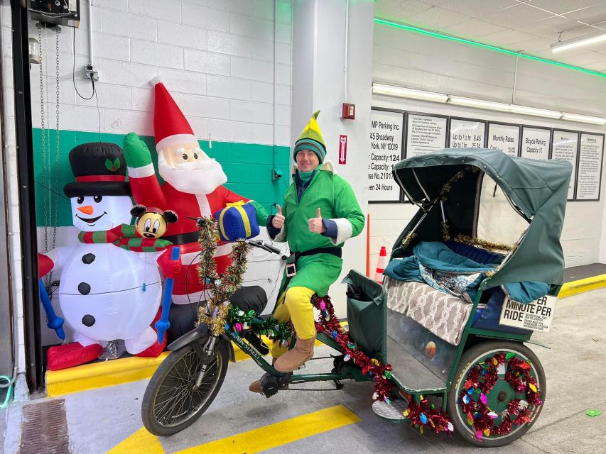 Christmas Lights And City Lights Pedicab Tour - Key Points