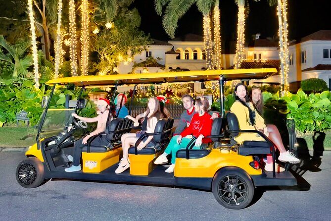 Christmas Lights Wonderland St. Pete Golf Cart Tour - Vinoy Renaissance Resort & Old Northeast Neighborhood