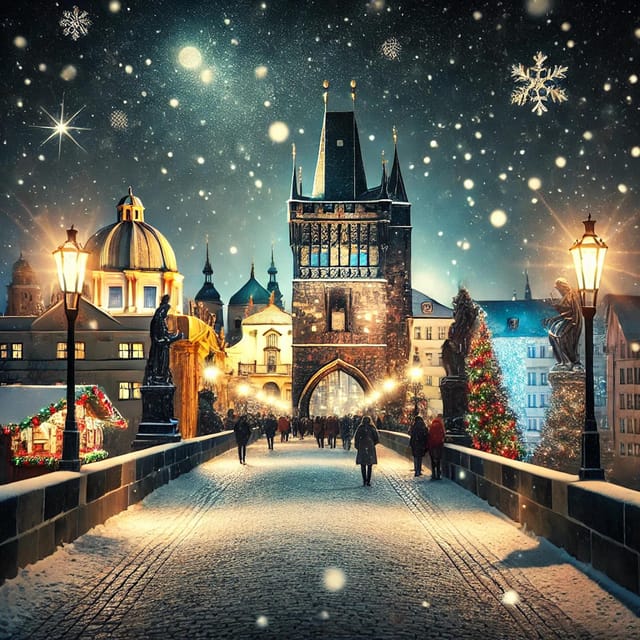 Christmas private day trip from Vienna to Prague and back - Key Points
