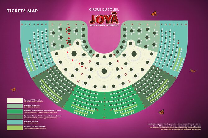 Cirque Du Soleil JOYA Admission Tickets - Customer Reviews and Experiences