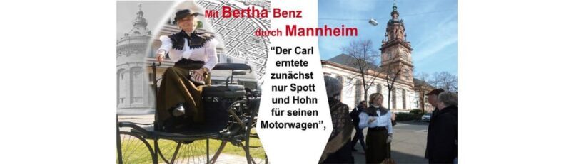 City tour Mannheim: With Bertha Benz through the city of inventors - costume tour - Discovering Mannheim: The Heart of Invention and Innovation