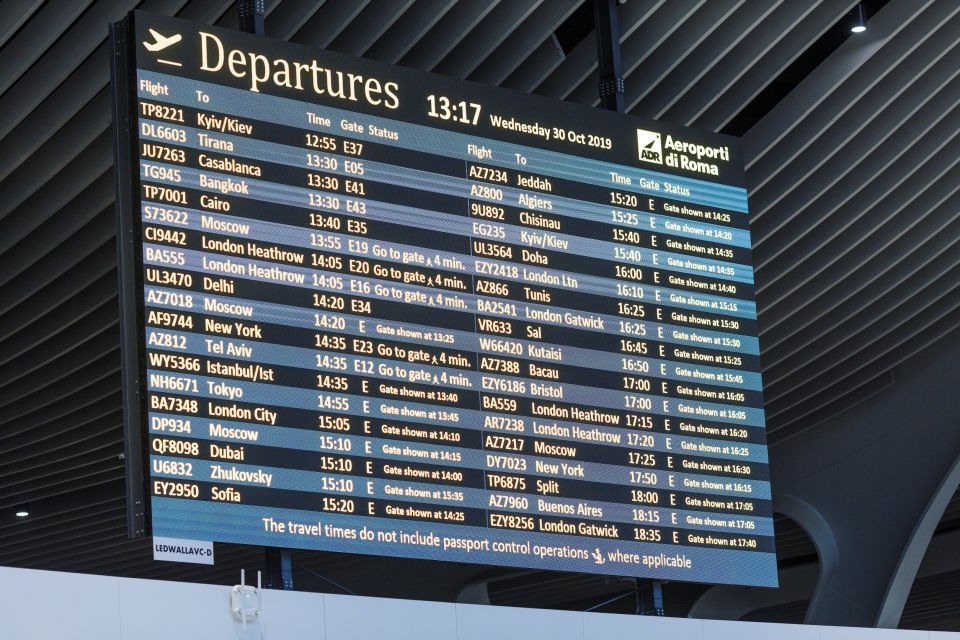 Civitavecchia: Shuttle Transfer to Rome Fiumicino Airport - Experience Overview