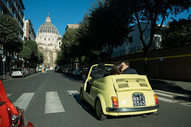 Classic Elegance: Vintage Fiat 500 Cabriolet Rome Tour - Exploring Romes Iconic Landmarks