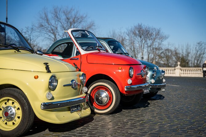 Classic Elegance: Vintage Fiat 500 Cabriolet Rome Tour - Flexible Cancellation Policy