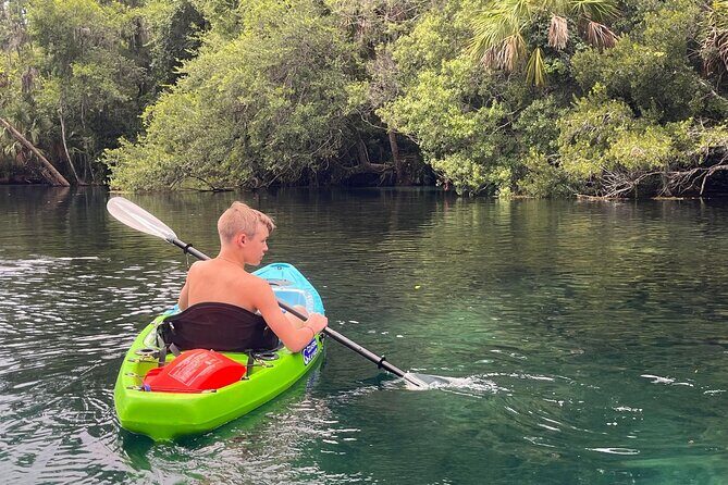 Clear Bottom Kayak Rental for Kings Bay Three Sisters Springs - Exploring Kings Bay on a Clear Bottom Kayak
