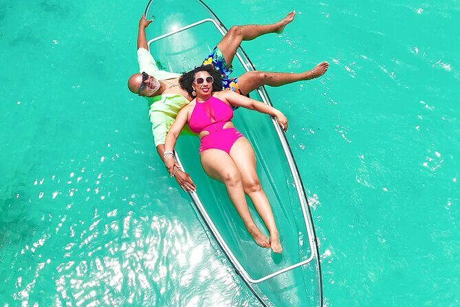 Clear kayak drone Photoshoot - The Sum Up