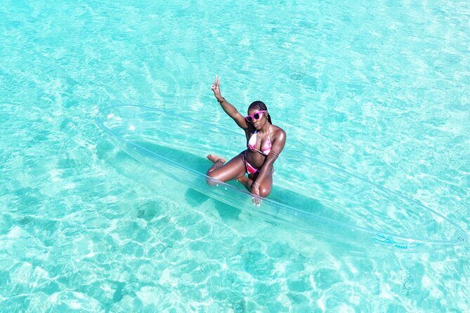 Clear Kayak Drone Photoshoot in Grand Turk, Turks and Caicos - Who Would Love This?