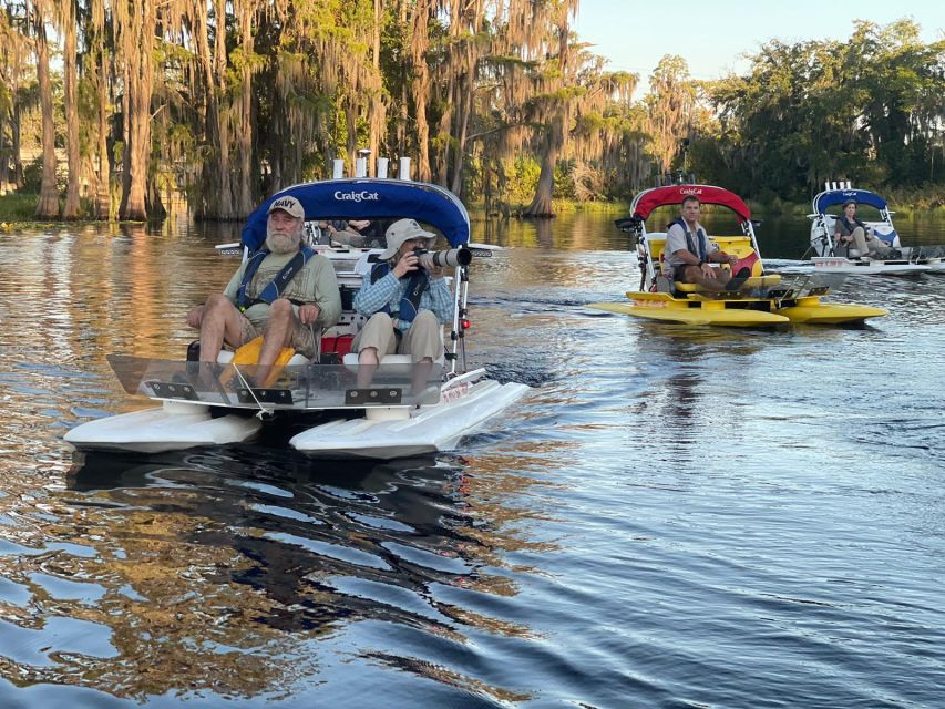 Clermont: Chain of Lakes Self-Driving Catboat Tour - Controlling the Catboat
