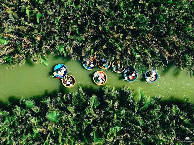 Coconut Basket Boat Ride in Hoi An - Getting to Coconut Island
