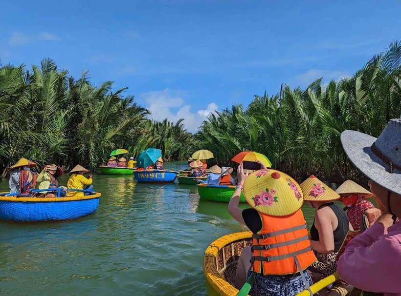 Coconut Boat Hoi An - Experience Bamboo Basket Boat Cruise