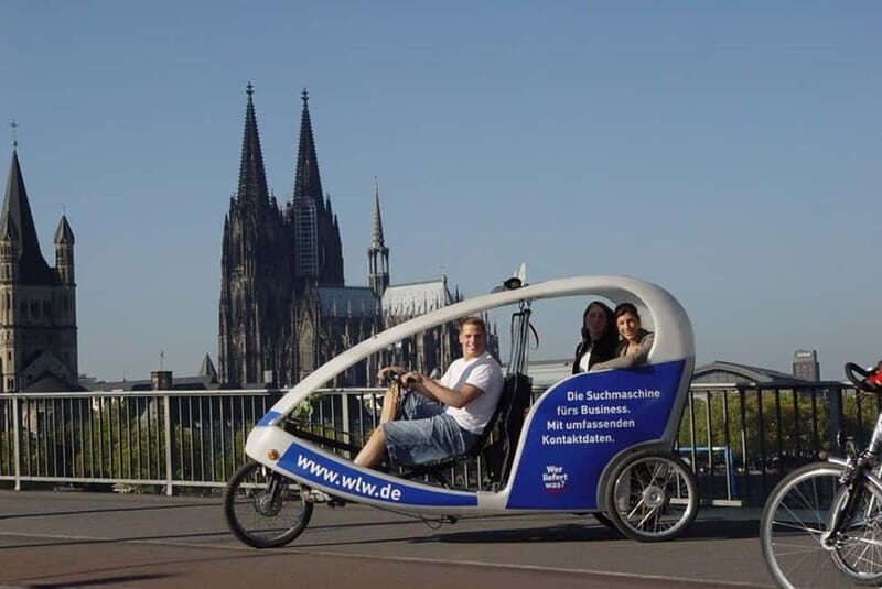 Cologne: Rickshaw city tour perpedalo - What to Expect in Practice