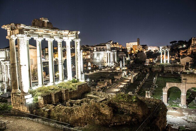 Colosseum & Ancient Rome by Night Guided Walking Tour - Key Points