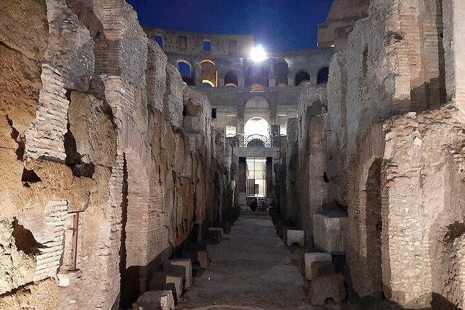 Colosseum Underground Night Tour - VIP Experience - Marveling at the Gladiators Perspective
