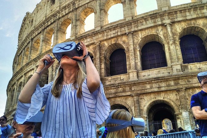 Colosseum Virtual Reality Experience Outside With Audioguide - Inclusions and Logistics